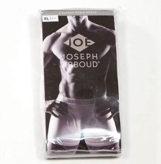Joe Joseph Abboud Classic Boxer Briefs White 2 in Package New In 