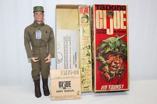 Vintage GI Joe Talking Action Soldier w/ Original Box   1967