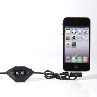 Wireless FM Radio Transmitter Car Charger For iPhone 3 3G 3GS 4 4G 4S 