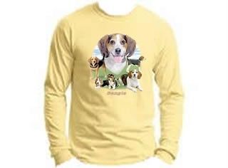 Beagle Lawn Dog Long Sleeve T Shirt S M L XL 2x 3x 4x 5x