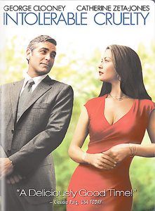Intolerable Cruelty DVD, 2004, Full Frame Edition