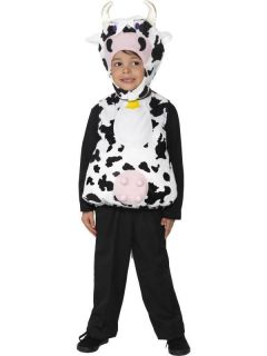 Kids Moo Cow Tabard Farm Animal Smiffys Fancy Dress Costume  T1