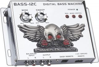 POWER ACOUSTIK BASS 12C Car Bass Maximizer Processor Epicenter 