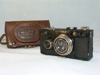 camera CONTAX ICarl Zeiss Jena TESSAR 12,8f5cm Lens old rare Germany