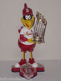 FREDBIRD Mascot St Louis Cardinals Bobble Head 2011 World Series 