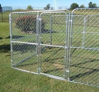 WELDED Chain link DOG KENNEL 30 x 30 x 6H   Strong & Secure + 32 
