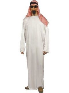 Arab Costume, with Long Tunic and Headdress   Mens Arabic Costume