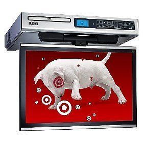 RCA 15.4 LCD HD under cabinet kitchen TV / DVD / CD / AM / FM combo