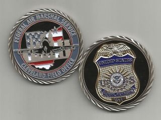Federal Air Marshal Service Cleveland Field Office Gold Challenge Coin