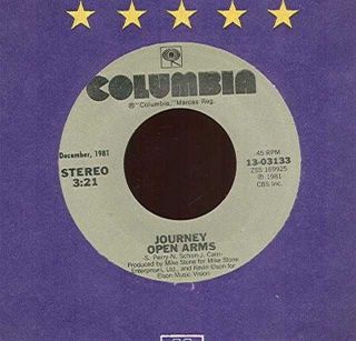 JOURNEY OPEN ARMS / THE PARTYS OVER 45 COL 03133 VG (45s 5050)