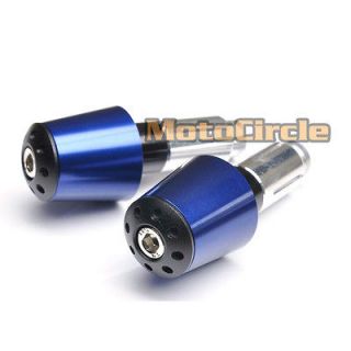 Blue CNC Bar End 1A Weight Sugo Ducati Monster 696 796 1100 748 996 