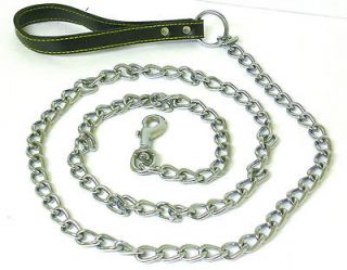 mm x 72 Dog Leash Lead Pet Dogs Training Metal Chain Lead Belt 