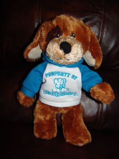 Chuck E. Cheeses Brown Puppy Dog w/ Hooded Sweatshirt Plush Doll 13