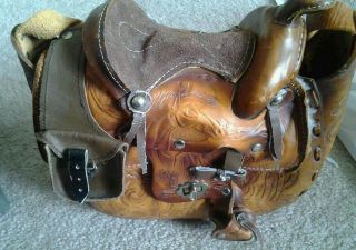 leather saddle purse western wear accessories handbags nr