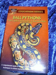 Education Series BALL PYTHONS small paperback book 50 pages by Jon 