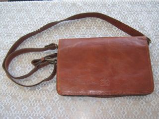Oakley Tula Leather Shoulder HandBag Purse Brown #0031