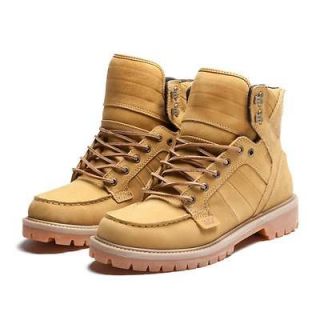 Supra Skyboot Wheat Gum boots leather skytop limited work boot