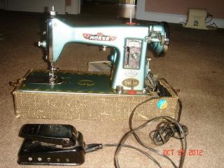 MORSE PRECISION SEWING MACHINE. 300 B L DELUXE MADE IN JAPAN SEE VIDEO
