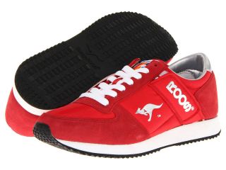 New KangaROOS Combat Red White Silver Retro Shoes Roos Trainers Gray