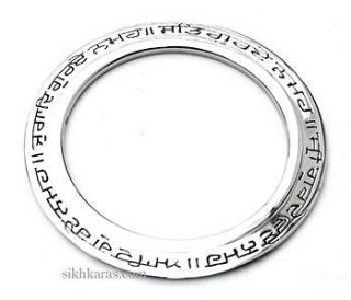 aad gureh nameh chakri kara 40g sikh bracelet from india returns 