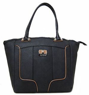 GUESS Handbag Jemma Black Carry Large Bag Tote NWT Purse New