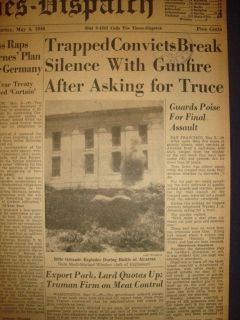 231111CQ ALCATRAZ ESCAPE ATTEMPT CONVICTS MAY SURRENDER MAY 4 1946 