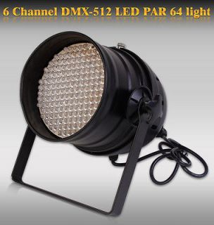 DJ Stage Light 177 RGB LED 6 Channel DMX 512 Control PAR 64 Home Party 