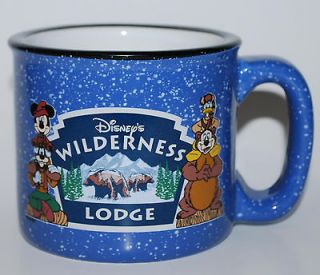 Disney Wilderness Lodge Mickey Totem Pole Coffee Ceramic Cup Mug NEW