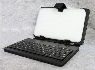   sale 7 Tablet PC USB Keyboard Leather Case Stand smart Cover for Mini