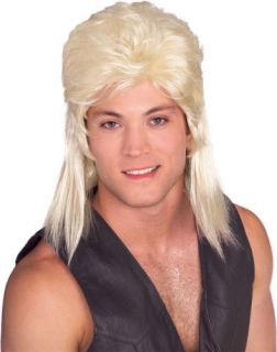 NEW 80s Accessory Wig Blond Mullet Wig Fun Classic