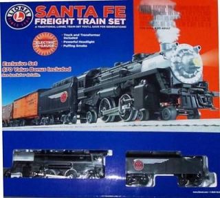 Lionel Santa Fe Freight Train Complete Ready to Run Set New O Gauge 7 