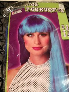 blue wig for halloween  4 99 0
