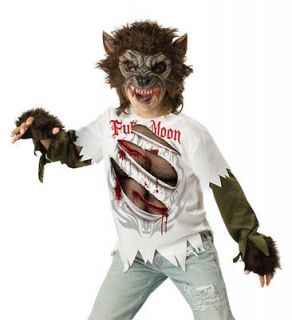 kids werewolf outfit boys wolf halloween costume