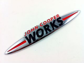 MINI Cooper S one John Cooper Works JCW Logo 3D Emblem R53 R56
