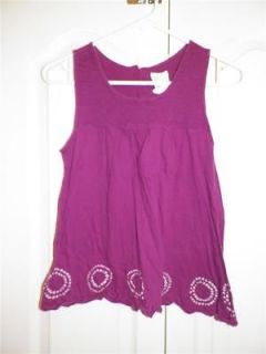 ANTHROPOLOGIE Fuchsia Unfinished Edges Swing Tank Top Small
