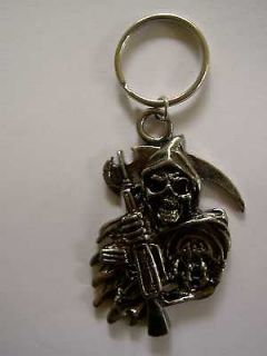 sons of anarchy soa grim reaper keychain key ring from