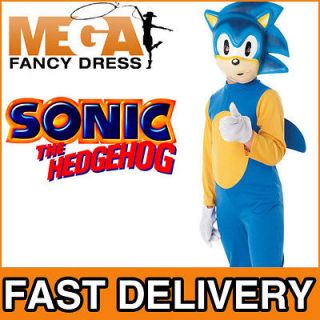   Hedgehog Kids/Boys Costume Video Game Fancy Dress Child Ages 3 10 Y