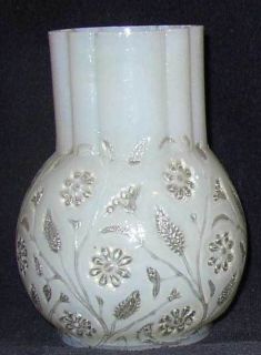 eapg findlay onyx celery vase silver luster 