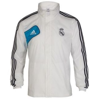 ADIDAS REAL MADRID ALL WEATHER JACKET 2012 13 MENS 100% AUTHENTIC
