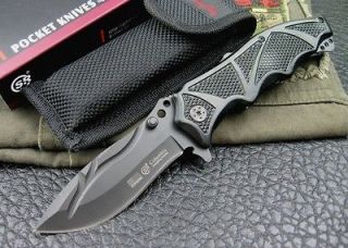   Assisted Open Safety Switch Folding Pocket Camping Hunting knife 72n