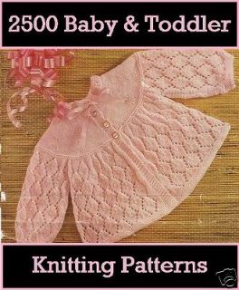 2500 Baby Childrens Toddlers KNITTING PATTERNS Hats Blankets Toys 