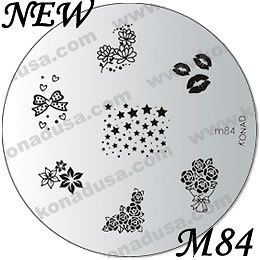 m84 image plate konad stamping nail art design nail new