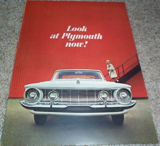 1962 Plymouth Full Size Brochure Fury Belvedere Savoy & Wagons + Bonus 