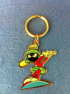 Marvin the Martian Baseball Keychain Looney Tunes Sports Gift 