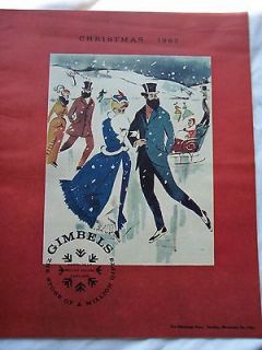 Vintage Newspapers ~ Christmas 1963 ~ Gimbels Insert ~ Pittsburgh 