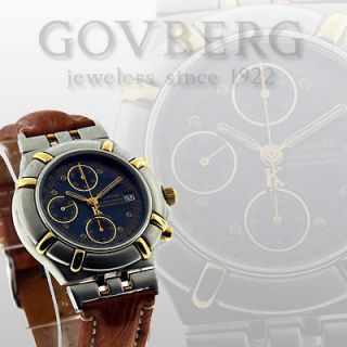 krieger aficionado b929 steel yellow gold automatic watch time left
