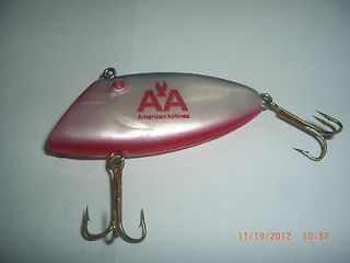 VINTAGE LURE ADVERTISING RARE AA AMERICAN AIRLINES / AMERICAN EAGLE