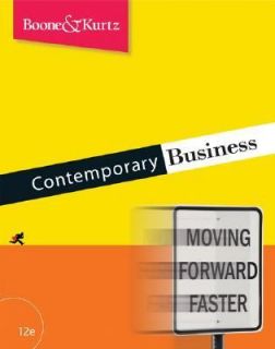 Contemporary Business by David L. Kurtz and Louis E. Boone 2006, CD 