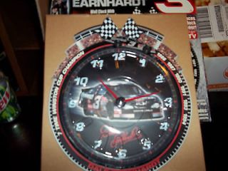 Dale Earnhardt 7 Time Winston Cup Race Clock (NEW) (SHARP)