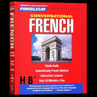 Pimsleur Learn to Speak Conversational FRENCH Language 16 Lessons on 8 